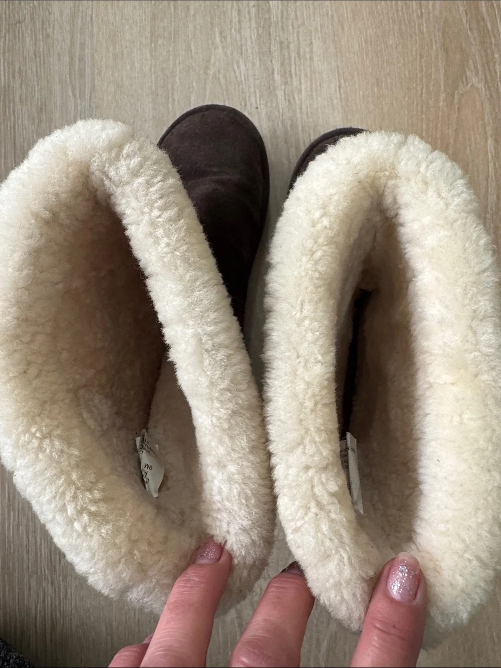 Michael Kors Brown Suede Shearling Lined Boots